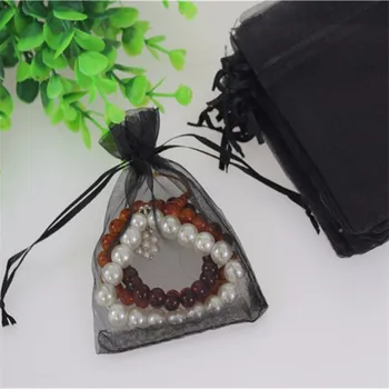 Wholesale 100pcs/lot 11*16cm Black Jewelry Accessories Pouches Can be Customized Tulle Drawstring New Year Organza Gift Bags
Wholesale 100pcs/lot 11*16cm Black Jewelry Accessories Pouches Can be Customized Tulle Drawstring New Year Organza Gift Bags