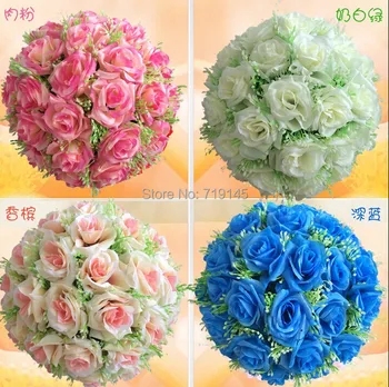 15CM/6 INCH 2pcs 12colors artificial rose flower ball wedding flower ball kissing ball wedding supermarkdet deoration hangings
15CM/6 INCH 2pcs 12colors artificial rose flower ball wedding flower ball kissing ball wedding supermarkdet deoration hangings