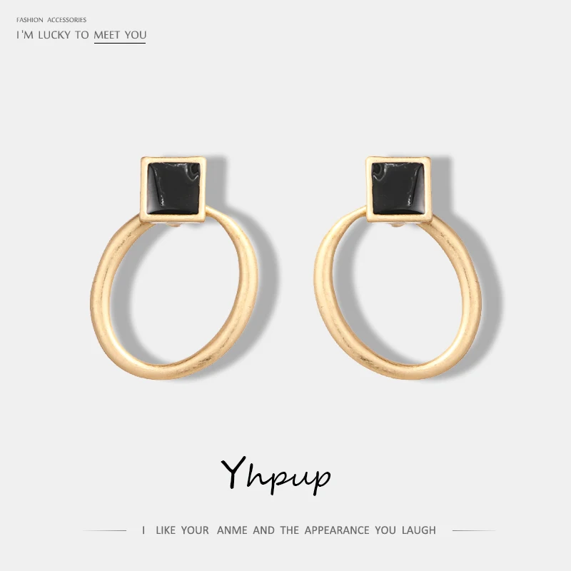Yhpup Trendy Charms Black Enamel Round Stud Earrings Simple Statement Hollow Earrings For Women Fashion Jewelry 2019 Party Gift
Yhpup Trendy Charms Black Enamel Round Stud Earrings Simple Statement Hollow Earrings For Women Fashion Jewelry 2019 Party Gift