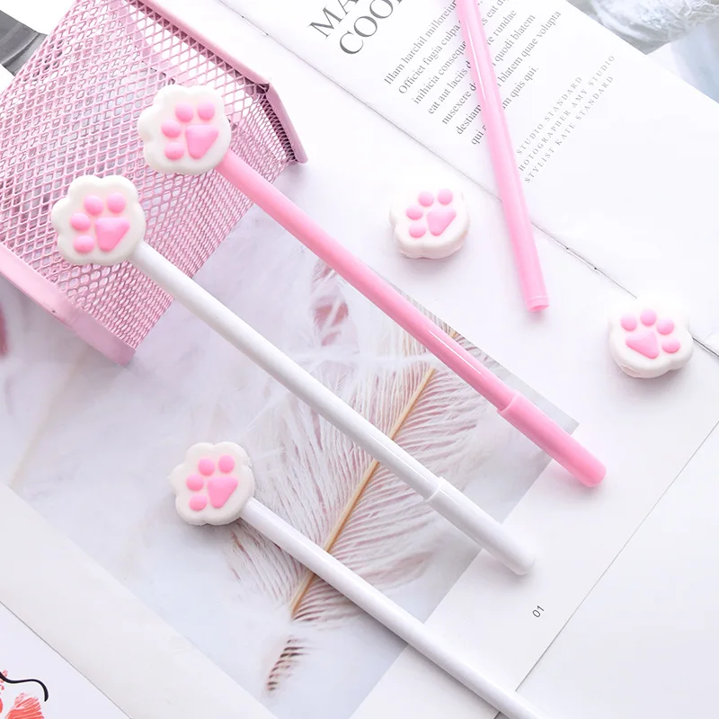 1pc Cute Cat Paw Pink Heart Gel Pen Signature Pen 0.5mm Black Ink School Office Supply Promotional Gift Students Stationery
1pc Cute Cat Paw Pink Heart Gel Pen Signature Pen 0.5mm Black Ink School Office Supply Promotional Gift Students Stationery