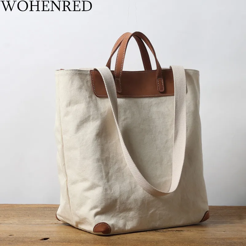 WOHENRED Canvas Handbags Women Large Capacity Shopping Bags 2019 Casual Tote High Quality Shoulder Bags For Ladies Crossbody Bag
WOHENRED Canvas Handbags Women Large Capacity Shopping Bags 2019 Casual Tote High Quality Shoulder Bags For Ladies Crossbody Bag