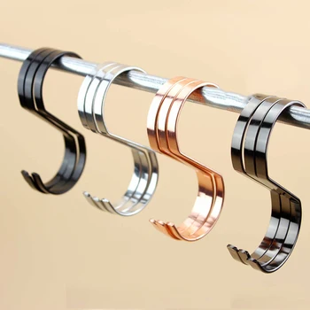 5pcs/lot Stainless Steel S Shaped Hooks Clothes Hanger Silver/Black/Gold/Rose Gold Pants Bag Hanger Rack Dropshipping Wholesale
5pcs/lot Stainless Steel S Shaped Hooks Clothes Hanger Silver/Black/Gold/Rose Gold Pants Bag Hanger Rack Dropshipping Wholesale