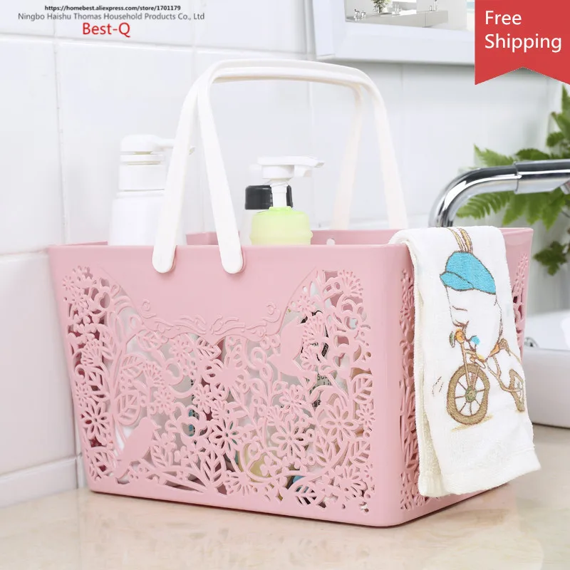 Free shipping Bath Basket, portable bathroom, large bath basket, Korean cute plastic articles, bath and shower box, Bath Basket
Free shipping Bath Basket, portable bathroom, large bath basket, Korean cute plastic articles, bath and shower box, Bath Basket