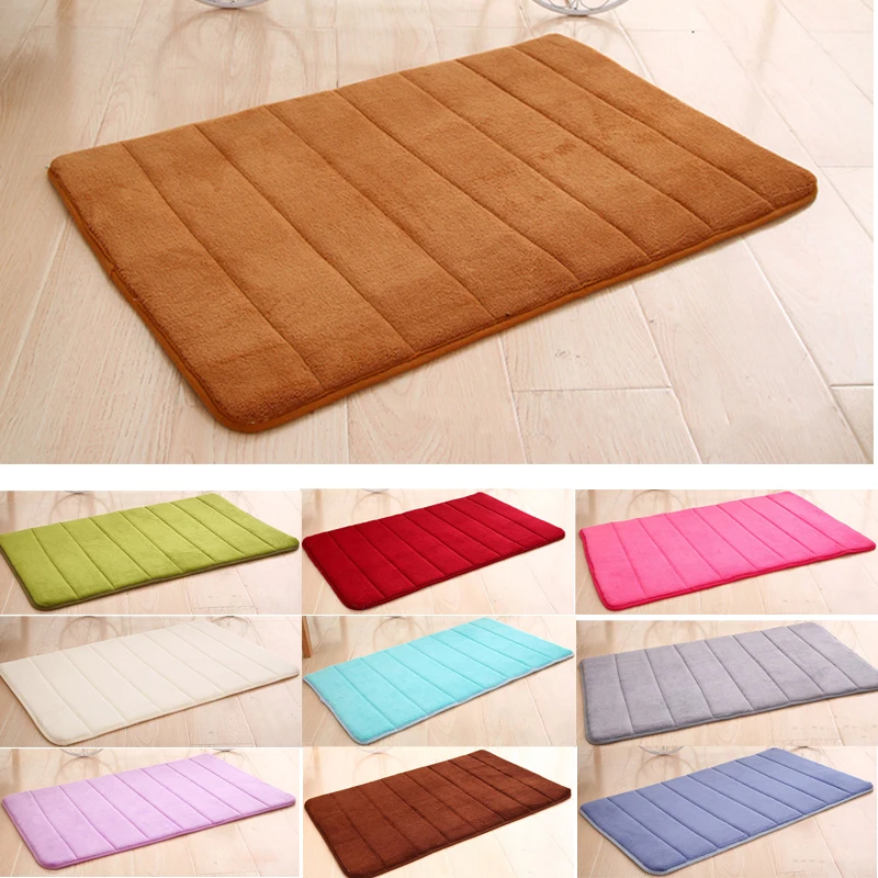 40*60cm Water Absorption Rug Bathroom Mat Indoor Absorbbs Doormat Shaggy Memory Foam Coral Fleece Non Slip Door Mats
40*60cm Water Absorption Rug Bathroom Mat Indoor Absorbbs Doormat Shaggy Memory Foam Coral Fleece Non Slip Door Mats