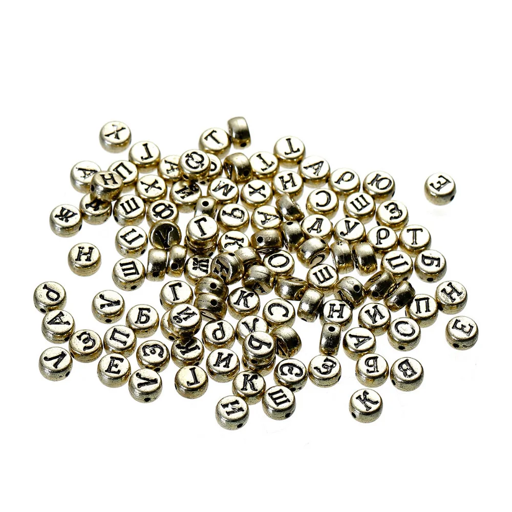 DoreenBeads Hot 400 PCs antique golden Round Russian Alphabet /Letter Acrylic Spacer Beads Mixed at Random 7mm
DoreenBeads Hot 400 PCs antique golden Round Russian Alphabet /Letter Acrylic Spacer Beads Mixed at Random 7mm