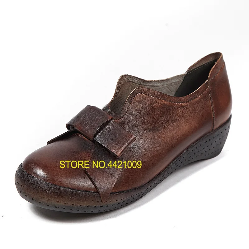 Shoes women leather genuineness autumn single shoes bow knot deep mouth women's shoes beef tendons soft bottom shoes
Shoes women leather genuineness autumn single shoes bow knot deep mouth women's shoes beef tendons soft bottom shoes