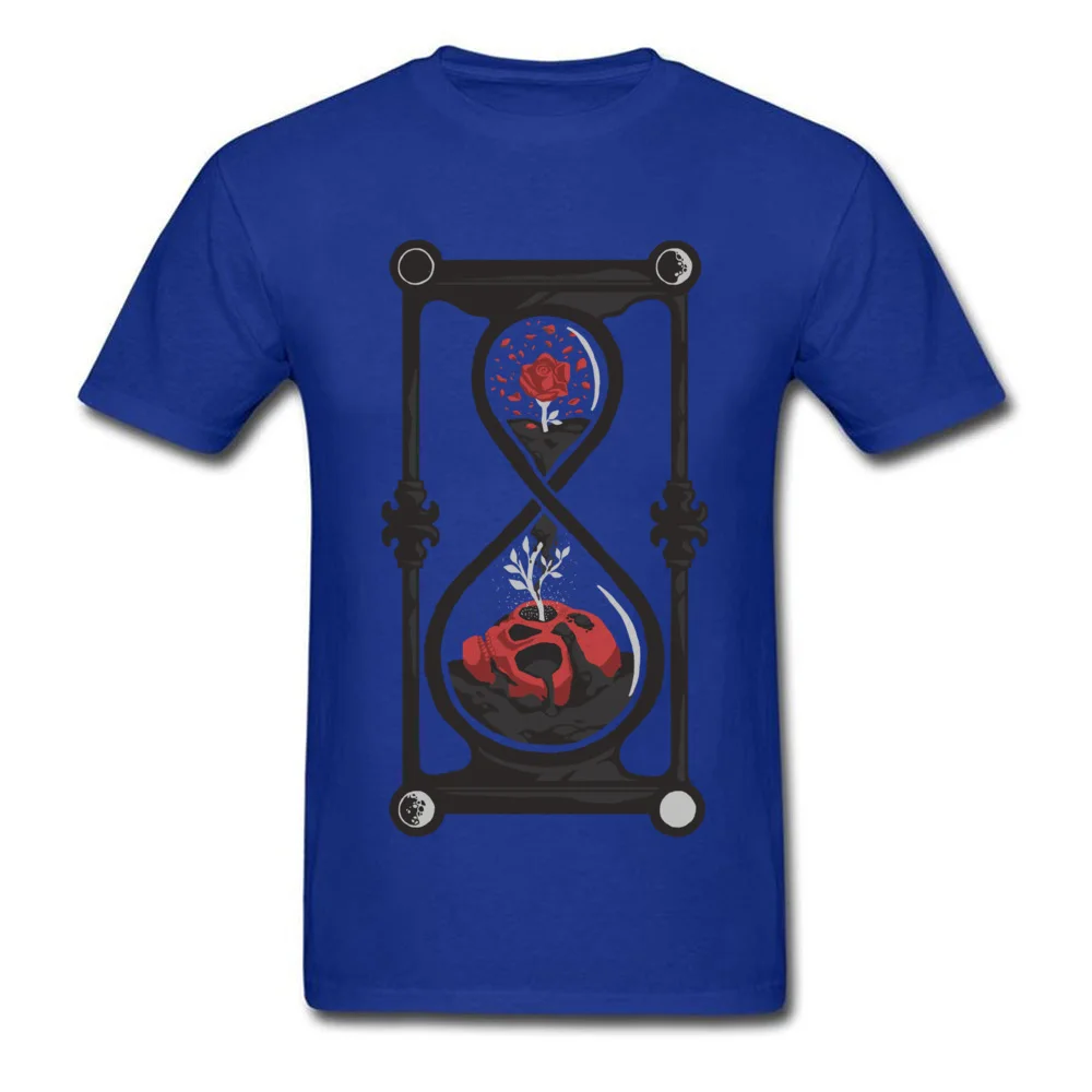 Memento Mori Unique Short Sleeve Tees Thanksgiving Day O Neck 100% Cotton Mens Top T-shirts Unique T-Shirt 2018 New Memento Mori blue