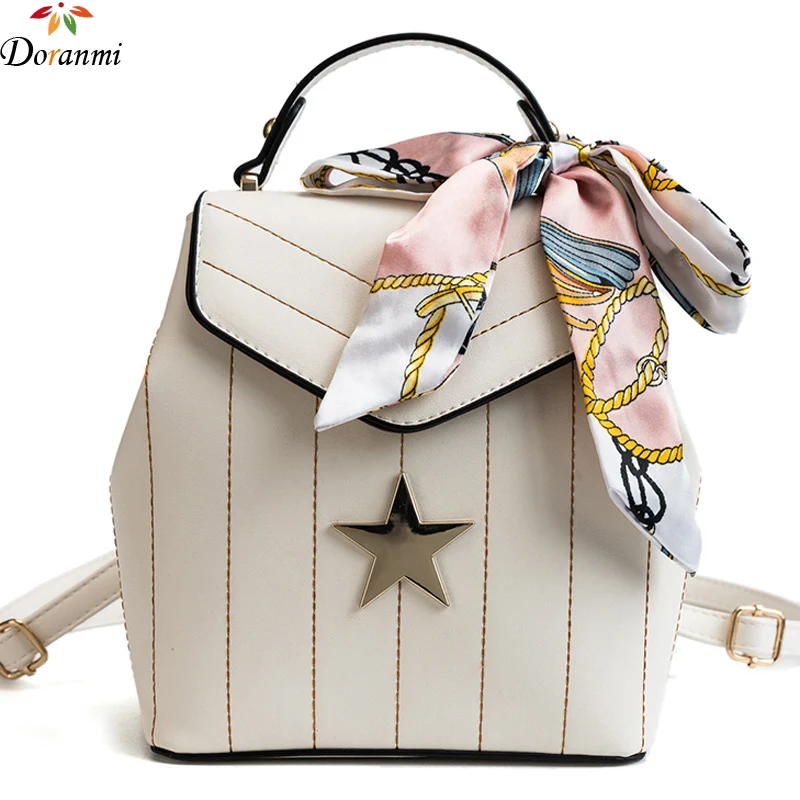 DORANMI Star Backpacks For Women 2019 Scarf Schoolbag Classic Leather School Bag Back Shoulder Bags Female Striped Mohila DJB409
DORANMI Star Backpacks For Women 2019 Scarf Schoolbag Classic Leather School Bag Back Shoulder Bags Female Striped Mohila DJB409