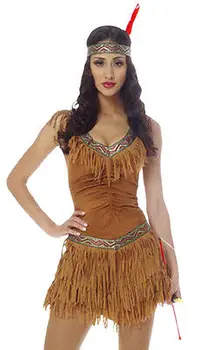 Halloween Savage Indian Uniform Cosplay Costume Pocahontas Party Fancy Fashion Dress new
Halloween Savage Indian Uniform Cosplay Costume Pocahontas Party Fancy Fashion Dress new