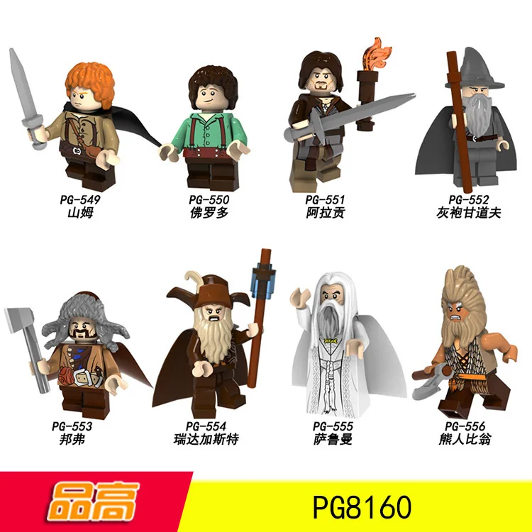 The Lord of the Rings series movie Samwise Gamgee Saruman Minifigured Building Blocks Figure Bricks Compatible With Legoings
The Lord of the Rings series movie Samwise Gamgee Saruman Minifigured Building Blocks Figure Bricks Compatible With Legoings
