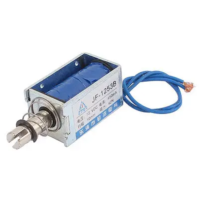 JF-1253B DC12V/DC24V 450mA 10mm 42N Push Pull Type DC Solenoid Electromagnet Magnet
JF-1253B DC12V/DC24V 450mA 10mm 42N Push Pull Type DC Solenoid Electromagnet Magnet
