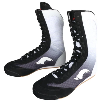 Professional Boxing Wrestling Shoes Rubber Outsole Breathable Combat Sneakers Lace-up Professional training fighting boots
Professional Boxing Wrestling Shoes Rubber Outsole Breathable Combat Sneakers Lace-up Professional training fighting boots