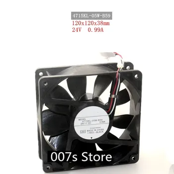 New Radiator Cooling Cooler Fan For NMB-MAT 12038(Minebea-Matsushita Motor Corporation) 4715KL-05W-B59 24V 0.99A 120*120*38mm
New Radiator Cooling Cooler Fan For NMB-MAT 12038(Minebea-Matsushita Motor Corporation) 4715KL-05W-B59 24V 0.99A 120*120*38mm