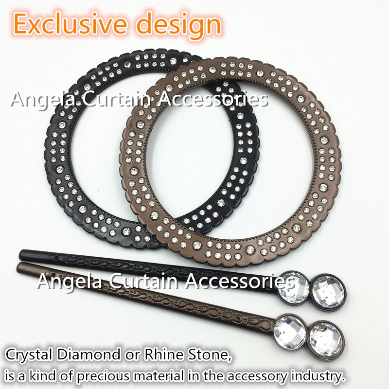 Angela's new design 2pcs Window Curtain Tieback Drape Drapery Holdback Decor Hooks Rings Free Shipping # Black/Brown
Angela's new design 2pcs Window Curtain Tieback Drape Drapery Holdback Decor Hooks Rings Free Shipping # Black/Brown