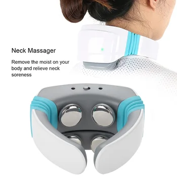 Cervical Massager Electric Pulse Hot Moxibustion Neck Soreness Relief Acupuncture Massage Magnetic Therapy Relief Pain Tool
Cervical Massager Electric Pulse Hot Moxibustion Neck Soreness Relief Acupuncture Massage Magnetic Therapy Relief Pain Tool