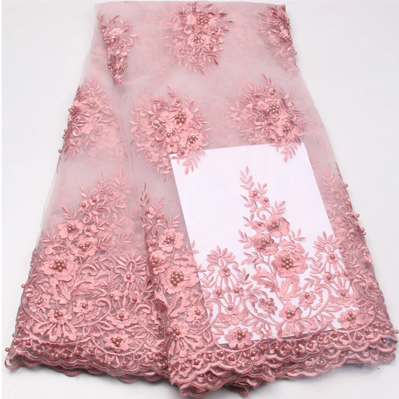 Latest Nigerian Lace Fabrics 2017 Polyester Women Mesh Net Embroidered African French Lace Fabric High Quality With Beads PGC719
Latest Nigerian Lace Fabrics 2017 Polyester Women Mesh Net Embroidered African French Lace Fabric High Quality With Beads PGC719