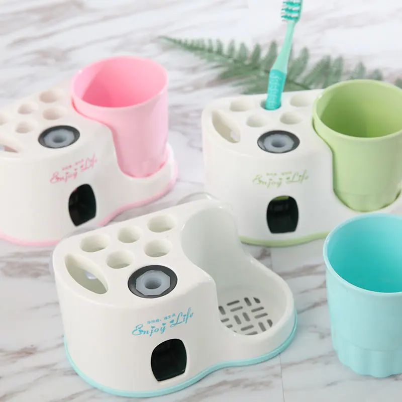 New Toothbrush Holder Wash Automatic Squeeze Toothpaste Sucker Home Bath kits Set Bathroom Shelves Home Toothpaste Dispenser
New Toothbrush Holder Wash Automatic Squeeze Toothpaste Sucker Home Bath kits Set Bathroom Shelves Home Toothpaste Dispenser
