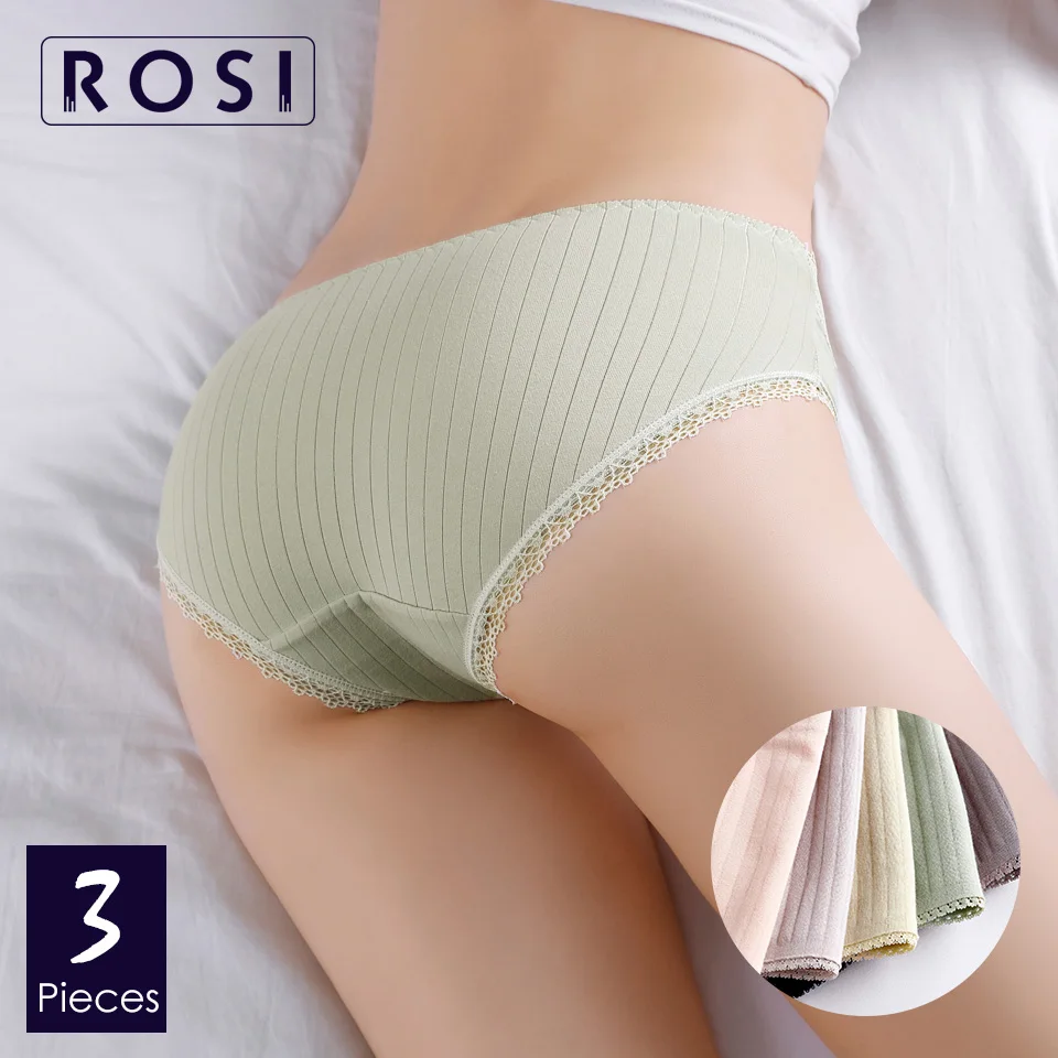 Female Briefs Combed Cotton Seamless Panties For Women Underpants Ladies Solid Bikini Pants Sexy Underwear Lingerie 3pcs ROSI
Female Briefs Combed Cotton Seamless Panties For Women Underpants Ladies Solid Bikini Pants Sexy Underwear Lingerie 3pcs ROSI