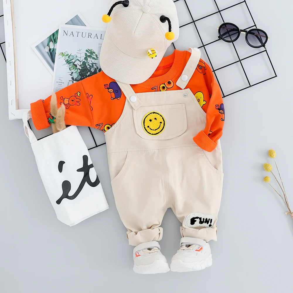 2019 Autumn Baby Infant Clothing Suits Toddler Boys Girls Clothes Sets Cartoon T Shirt Bib Pants Kids Children Costume Suit
2019 Autumn Baby Infant Clothing Suits Toddler Boys Girls Clothes Sets Cartoon T Shirt Bib Pants Kids Children Costume Suit