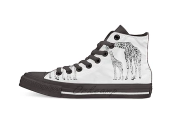 Giraffe black and white Design breathable Casual High Top lace-up Canvas shoes sneakers For Drop shipping
Giraffe black and white Design breathable Casual High Top lace-up Canvas shoes sneakers For Drop shipping