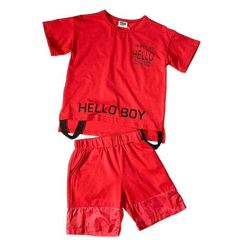 Hot Selling Newest 2019 Boys'Suit Children's New Summer Dress Children's Sports and Leisure Short Sleeve Suit Boy Clothing
Hot Selling Newest 2019 Boys'Suit Children's New Summer Dress Children's Sports and Leisure Short Sleeve Suit Boy Clothing
