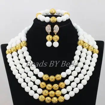 Latest New White Coral Beads Bridal Jewelry Sets Nigerian Wedding Party Necklace African Jewellery Set Free Shipping ABK017
Latest New White Coral Beads Bridal Jewelry Sets Nigerian Wedding Party Necklace African Jewellery Set Free Shipping ABK017