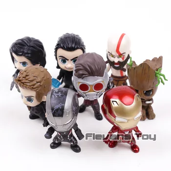 Marvel Avengers Thor Loki Iron Man War Machine Star Lord Kratos Bucky Action Figure Toys Car Decoration Dolls 8pcs/set
Marvel Avengers Thor Loki Iron Man War Machine Star Lord Kratos Bucky Action Figure Toys Car Decoration Dolls 8pcs/set