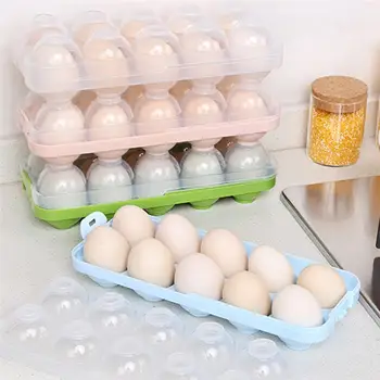 OUNONA 1 pc 10 Grids Egg Holder Stackable Transparent Egg Storage Box Shockproof Egg Storage Box Refrigerator Egg Food Container
OUNONA 1 pc 10 Grids Egg Holder Stackable Transparent Egg Storage Box Shockproof Egg Storage Box Refrigerator Egg Food Container