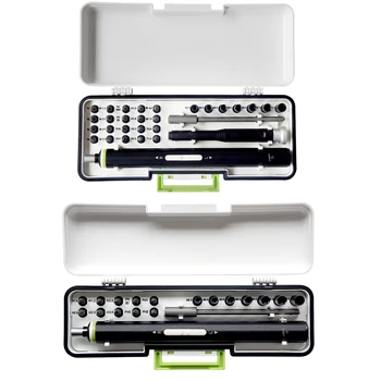 30pcs Precision Electric Screwdriver Set Disassembly Repair Kit Aluminum 260MAH Electric Screwdriver Set
30pcs Precision Electric Screwdriver Set Disassembly Repair Kit Aluminum 260MAH Electric Screwdriver Set