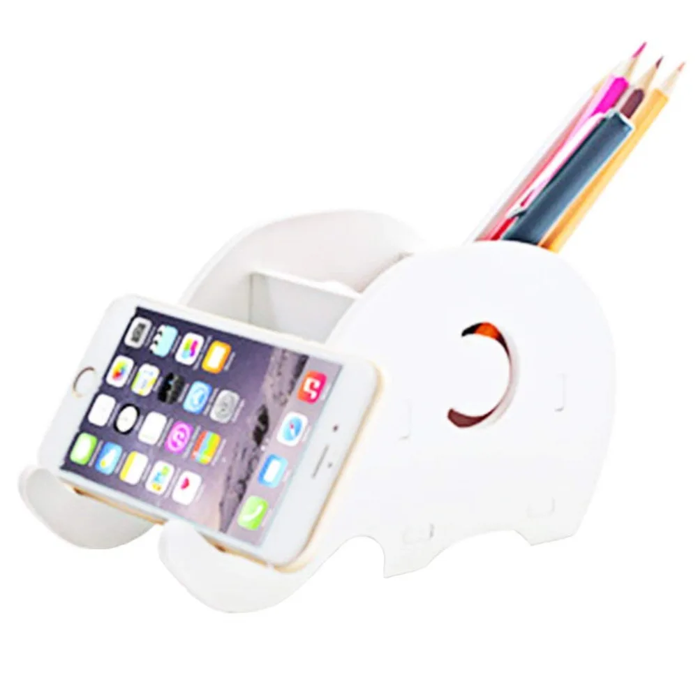 XRHYY White Elephant DIY Gift Pencil Stand Bracket With Phone Holder Desk Organizer Desktop Mobile Storage Stationery Box
XRHYY White Elephant DIY Gift Pencil Stand Bracket With Phone Holder Desk Organizer Desktop Mobile Storage Stationery Box