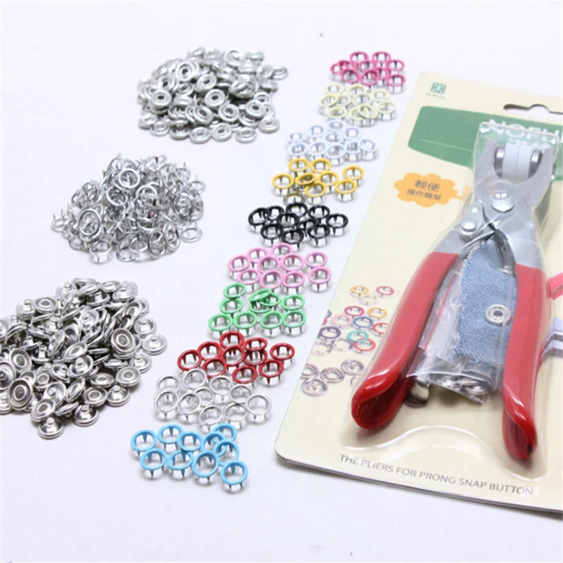 Mixed 10 colors 10sets/color, 9.5 MM hollow color buckle metal five claws snap button + 1pcs snaps plier G1520 
Mixed 10 colors 10sets/color, 9.5 MM hollow color buckle metal five claws snap button + 1pcs snaps plier G1520