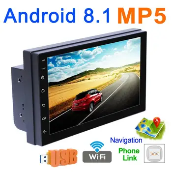 7 Inch Bluetooth Android 8.1 2 DIN QUAD-Core Car Mp5 Player GPS Navigation AM/FM Radio Support Mirror Link/Phonelink/Wifi
7 Inch Bluetooth Android 8.1 2 DIN QUAD-Core Car Mp5 Player GPS Navigation AM/FM Radio Support Mirror Link/Phonelink/Wifi