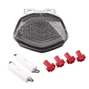 E-Mark Motorbike Integrated LED Rear Tail Brake Light Turn Signal Stop Lamp Taillight For KAWASAKI EX250 NINJA 250R 2008-2011
E-Mark Motorbike Integrated LED Rear Tail Brake Light Turn Signal Stop Lamp Taillight For KAWASAKI EX250 NINJA 250R 2008-2011