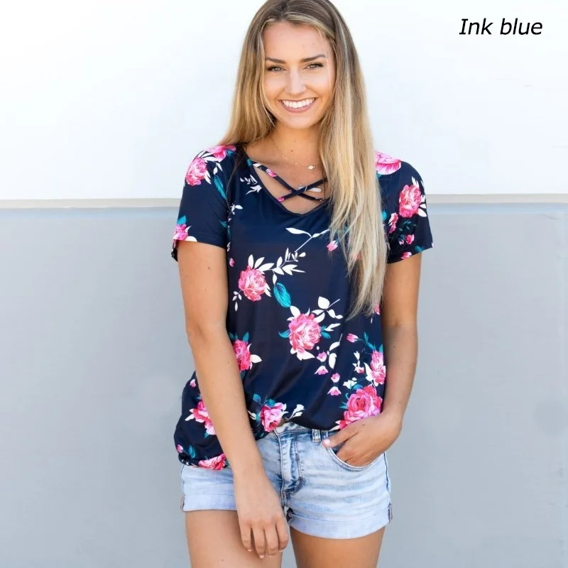 Women Shirts Plus Size 2019 Tops Pink Harajuku Tee Punk Fashion V-neck Chest Cross Tshirt Floral Printed Top Vintage Tees
Women Shirts Plus Size 2019 Tops Pink Harajuku Tee Punk Fashion V-neck Chest Cross Tshirt Floral Printed Top Vintage Tees