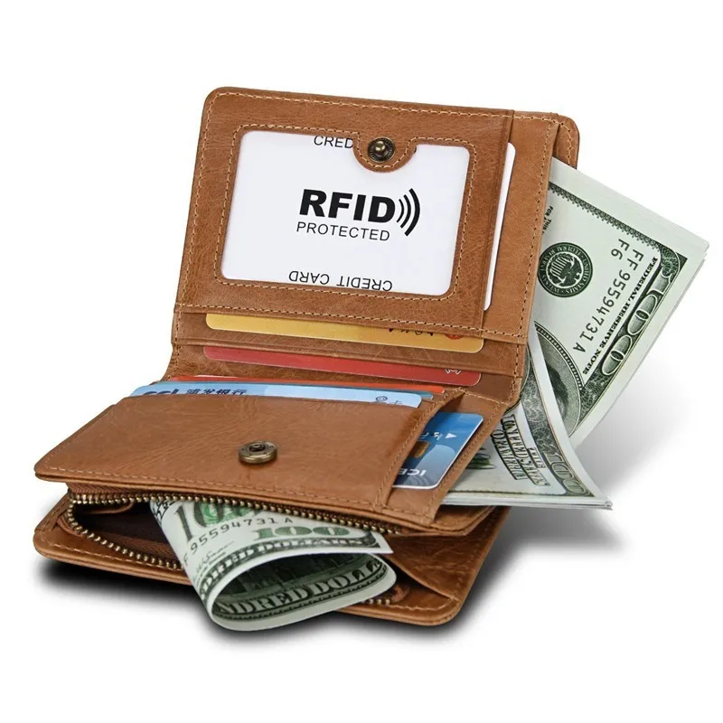 Vintage RFID Blocking Men Wallets Cow Genuine Leather Wallet Male Handmade Custom Dollar Price Coin Purse Short Wallet carteira
Vintage RFID Blocking Men Wallets Cow Genuine Leather Wallet Male Handmade Custom Dollar Price Coin Purse Short Wallet carteira