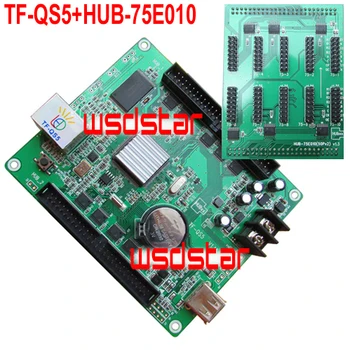 TF TF-QS5+HUB-75E010 1/32 Scan USB+Lan port RGB LED screen controller 320*128 Full color asynchronous LED control card
TF TF-QS5+HUB-75E010 1/32 Scan USB+Lan port RGB LED screen controller 320*128 Full color asynchronous LED control card