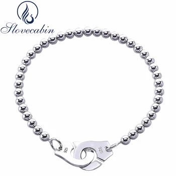 Slovecabin Luxury Jewelry Original 925 Sterling Silver Handcuff Friendship Bracelet Menottes For Women Silver Bracelet & Bangle
Slovecabin Luxury Jewelry Original 925 Sterling Silver Handcuff Friendship Bracelet Menottes For Women Silver Bracelet & Bangle