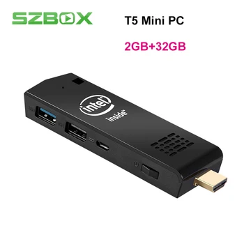 T5 Mini PC Windows10 TV Stick Computer Stick Mini Windows 10 Mini PC Z8350 2GB/32GB HDMI 2.4G/5G WiFi BT4.0 Stick Media player
T5 Mini PC Windows10 TV Stick Computer Stick Mini Windows 10 Mini PC Z8350 2GB/32GB HDMI 2.4G/5G WiFi BT4.0 Stick Media player