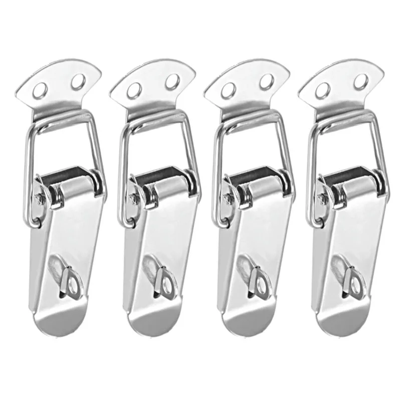 Toggle Latch Iron plating Loaded Latches Locks Catch Clamp Clip for Trunk, Case, Box 90 Length - Pack of 4
Toggle Latch Iron plating Loaded Latches Locks Catch Clamp Clip for Trunk, Case, Box 90 Length - Pack of 4