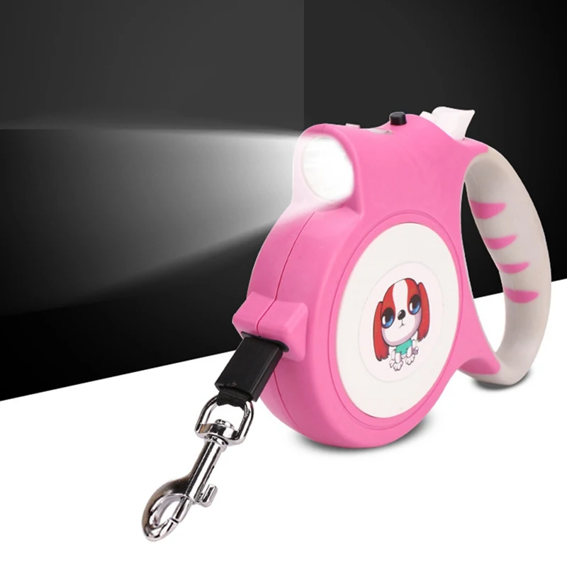 Pet Dog Automatic Leash With Light Outdoor Nigh Walking Puppy Retractable Extending Flashlight Leash Pet Dog Retractable Rope
Pet Dog Automatic Leash With Light Outdoor Nigh Walking Puppy Retractable Extending Flashlight Leash Pet Dog Retractable Rope