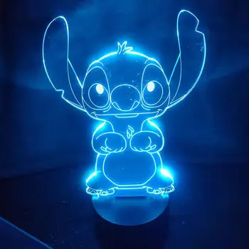 Stitch 3D Light Visual LED Night lights 7 Color Changing Remote Control Stitch LED Table Lamp for Bedroom Kids Gift
Stitch 3D Light Visual LED Night lights 7 Color Changing Remote Control Stitch LED Table Lamp for Bedroom Kids Gift