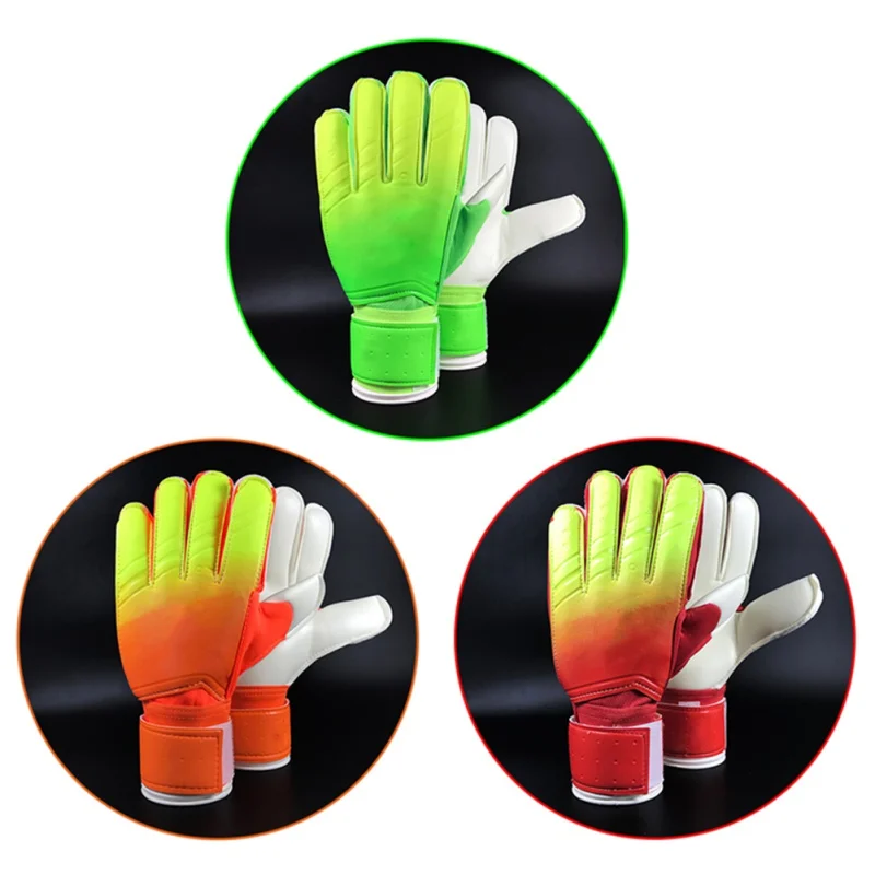 Soccer gloves Color gradient bone knuckle PU latex Thickened football goalkeeper gloves soccer gloves
Soccer gloves Color gradient bone knuckle PU latex Thickened football goalkeeper gloves soccer gloves