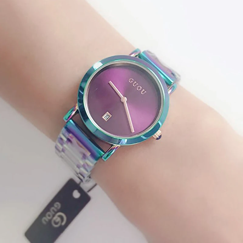 2018 GUOU Watch Women Fashion Colorful Steel Ladies Clocks Luxury Exquisite Women's Gift Watches reloj mujer relogio feminino
2018 GUOU Watch Women Fashion Colorful Steel Ladies Clocks Luxury Exquisite Women's Gift Watches reloj mujer relogio feminino