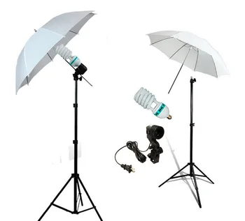 Photography and Video Day Light Umbrella Continuous Lighting Kit with Stands (2 White Umbrellas)
Photography and Video Day Light Umbrella Continuous Lighting Kit with Stands (2 White Umbrellas)