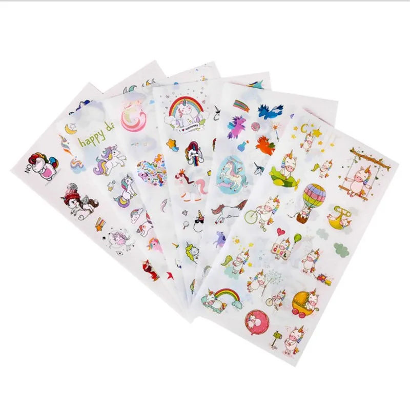 6Sheets DIY Kawaii PVC Flower Stickers Unicorn Cartoon Cat Stationery Stickers Scrapbooking For Decoration Photo Album Diary
6Sheets DIY Kawaii PVC Flower Stickers Unicorn Cartoon Cat Stationery Stickers Scrapbooking For Decoration Photo Album Diary