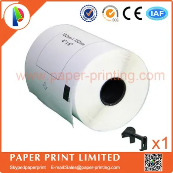 40 Rolls Brother DK-11241 Label Compatible Etiketten 102mm x 152mm for QL1050 QL1060N DK-1241 Label
40 Rolls Brother DK-11241 Label Compatible Etiketten 102mm x 152mm for QL1050 QL1060N DK-1241 Label