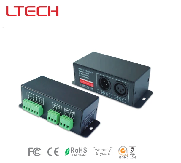 LT-DMX-8806 DMX-SPI Led Decoder;support LPD8803,LPD8806,LPD8809,LPD8812 data protocol
LT-DMX-8806 DMX-SPI Led Decoder;support LPD8803,LPD8806,LPD8809,LPD8812 data protocol