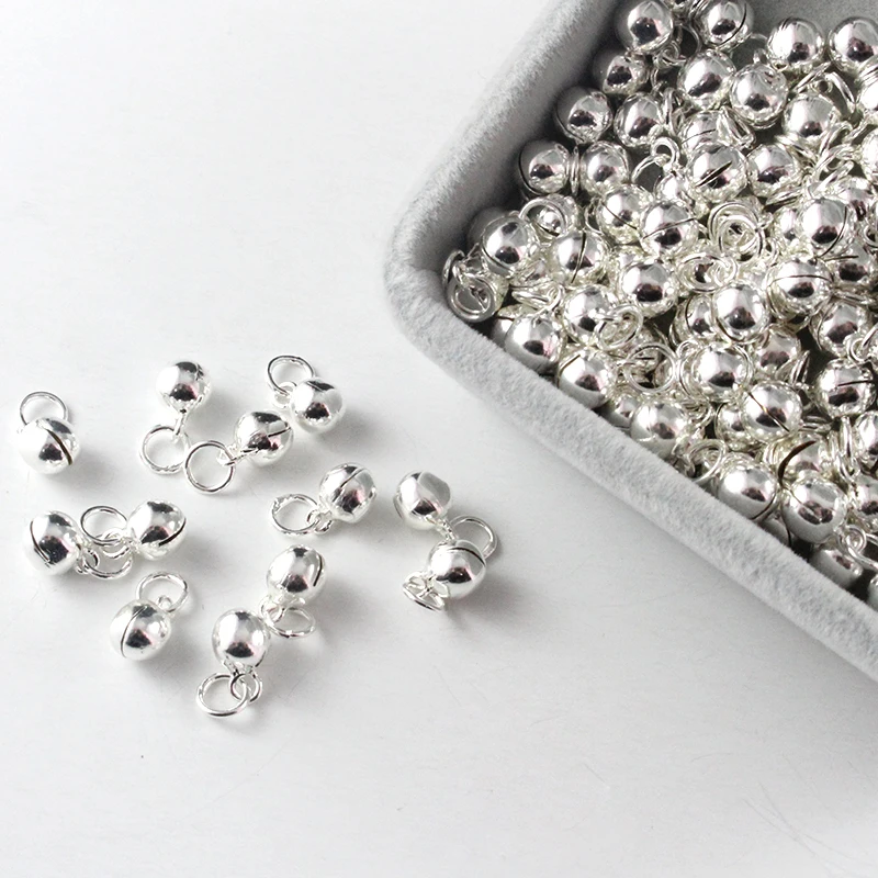 4PCS 5MM 925 Silver Small Bell Charms Beads Sterling Silver Bell Charm 925 Silver Bell Charm Round Bells Diy Jewelry Finding
4PCS 5MM 925 Silver Small Bell Charms Beads Sterling Silver Bell Charm 925 Silver Bell Charm Round Bells Diy Jewelry Finding