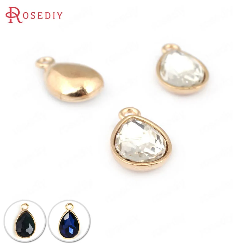 10PCS 20*12MM Gold Color with Rhinestone Zinc Alloy and Glass Tear Drop Shape Charms End Beads Diy Jewelry Findings Accessories
10PCS 20*12MM Gold Color with Rhinestone Zinc Alloy and Glass Tear Drop Shape Charms End Beads Diy Jewelry Findings Accessories
