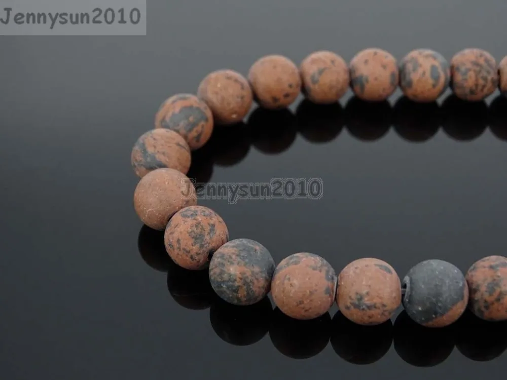 Natural Matte Mahogany Obsidian 6mm Frosted Gems stones Round Ball Loose Spacer Beads 15'' 5 Strands/ Pack
Natural Matte Mahogany Obsidian 6mm Frosted Gems stones Round Ball Loose Spacer Beads 15'' 5 Strands/ Pack